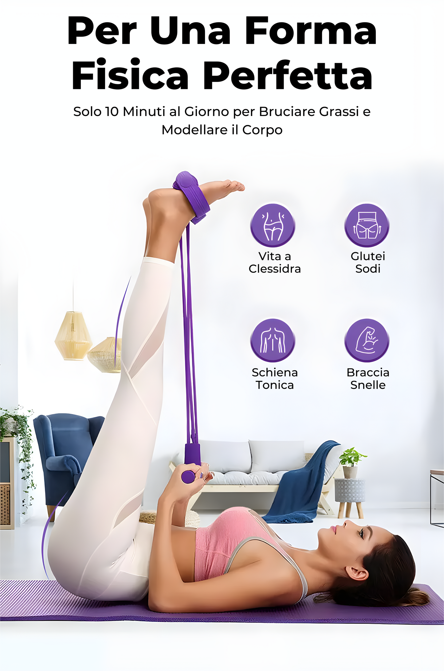 Fascia di Resistenza Multifunzionale con Manici - Bobby's
