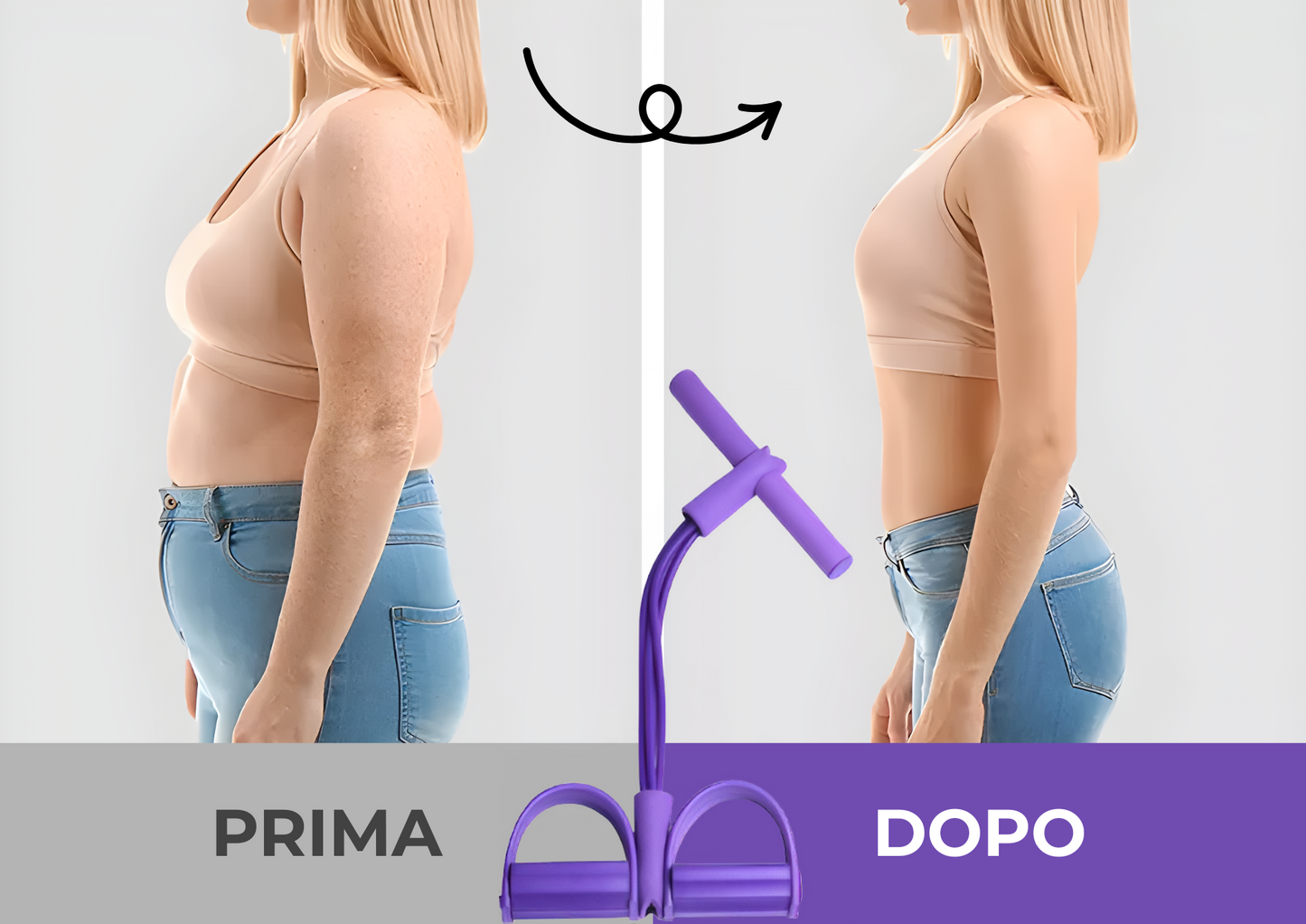 Fascia di Resistenza Multifunzionale con Manici - Bobby's