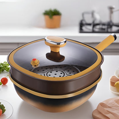 Padella Antiaderente in Titanio 30cm con Coperchio – Bobby’s