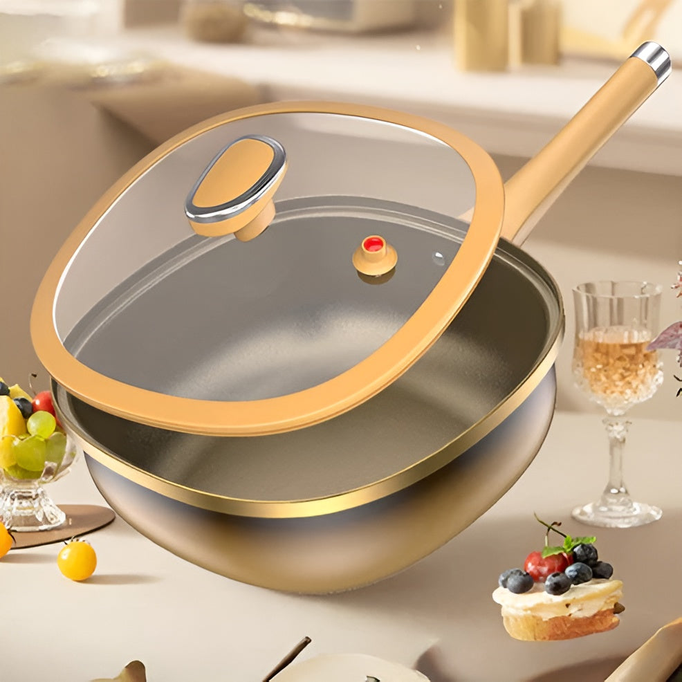 Padella Antiaderente in Titanio 30cm con Coperchio – Bobby’s