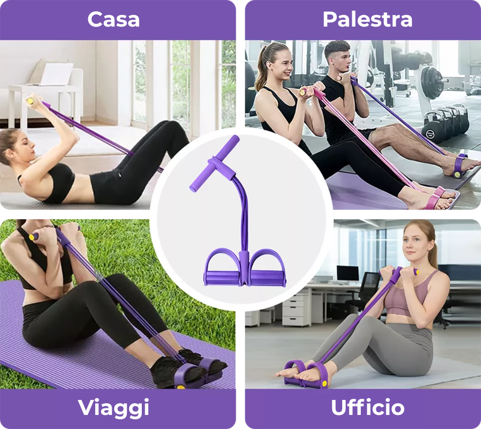 Fascia di Resistenza Multifunzionale con Manici - Bobby's